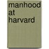 Manhood at Harvard