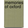 Memories of Oxford by Wilberforce Ross Barker