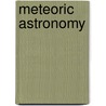 Meteoric Astronomy by Daniel Kirkwood