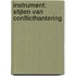 Instrument: stijlen van conflicthantering