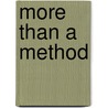 More Than A Method door Onbekend