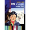 Witte kraanvogel boven Tibet