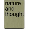Nature and Thought by St George Jackson Mivart