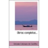 Obras Completas... door Antonio Feliciano De Castilho