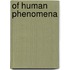 Of Human Phenomena