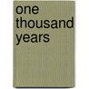 One Thousand Years door David Ray