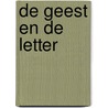 De Geest en de letter door Augustinus