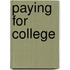 Paying For College