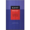 Kant brevier by Immanuel Kant