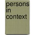 Persons in Context
