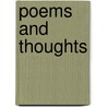 Poems And Thoughts by Lloyd Wright
