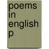 Poems In English P