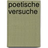Poetische Versuche door Gottlieb Konrad Pfeffel