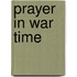 Prayer In War Time