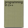 Programming In C++ door Habib Kashani