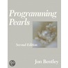 Programming Pearls door Jon Bentley
