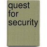 Quest For Security door Howard Jones
