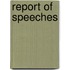 Report Of Speeches