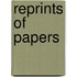 Reprints Of Papers