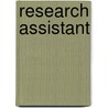 Research Assistant door Jack Rudman