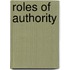 Roles of Authority