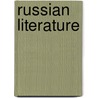 Russian Literature door Petr Alekseevich Kropotkine
