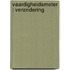 Vaardigheidsmeter : Verandering