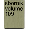 Sbornik Volume 109 by Russkoe Istoricheskoe Obshchestvo
