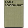 Aedes academiarum by E.A. Raindorf