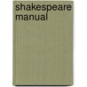 Shakespeare Manual door Fleay Frederick Gard