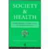 Society and Health by Rosemary Gillespie