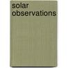 Solar Observations door F. Sanchez
