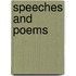 Speeches And Poems