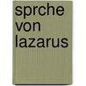 Sprche Von Lazarus door Moritz Lazarus