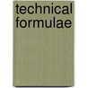 Technical Formulae door Reiner Gieck