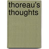 Thoreau's Thoughts door Henry David Thoreau