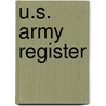 U.S. Army Register door Anonymous Anonymous