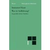 Was Ist Aufklarung door Immanual Kant