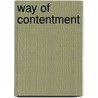 Way of Contentment door Ekiken Kaibara