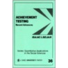 Achievement Testing door Isaac I. Bejar