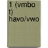 1 (Vmbo t) Havo/Vwo