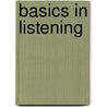 Basics In Listening door Munetsugu Uruno