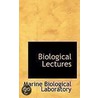 Biological Lectures door Marine Biological Laboratory