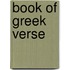 Book of Greek Verse