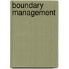 Boundary Management by Mitsuru Kodama