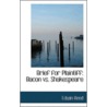 Brief For Plaintiff by Edwin Reed