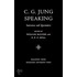 C.G. Jung, Speaking