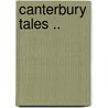 Canterbury Tales .. door Onbekend