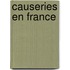 Causeries En France