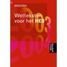 Wetteksten HEO door Onbekend